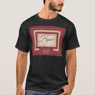 T-shirt Espoir en rouge - 2h13 de Titus