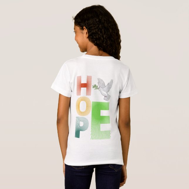 T-Shirt Espoir - Foi chrétienne Hoode Inspirationnel (Dos entier)