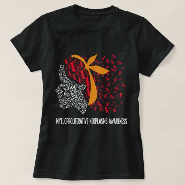 T-shirt Espoir Lutter contre la myéloprolifération des néo (Design devant)