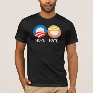 T-shirt ESPOIR (Obama) contre la HAINE (atout)