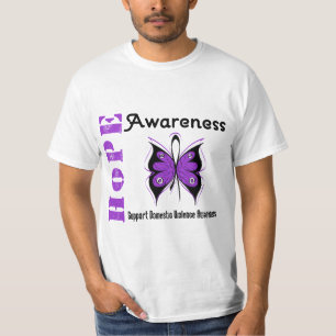 T-shirt Espoir Papillon de la sensibilisation Violence dom
