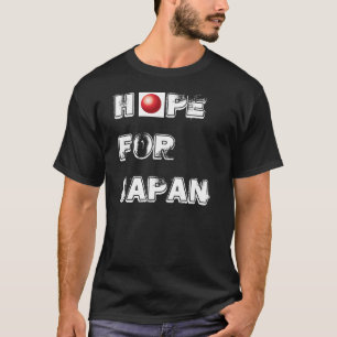 T-shirt Espoir pour le Japon dans le noir