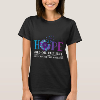 T-shirt Espoir Tenir La douleur se termine Prévention Sens