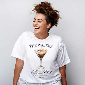 T-shirt Espresso Cocktail Luxueux Social Club Bachelorette