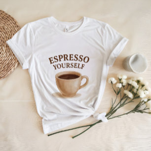 T-shirt Espresso Vous-Même Chemise de l'amoureux du café