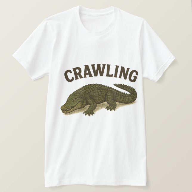 T-shirt Esprit de crocodile sauvage (Design devant)