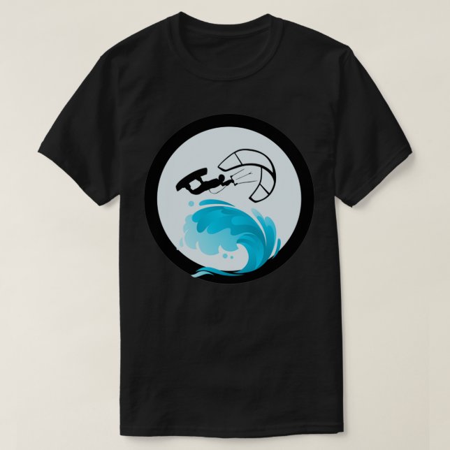 T-shirt Esprit de kitesurf (Design devant)