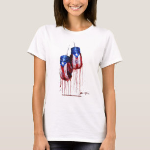 T-shirt Esprit de Porto Rico enfermant dans une boîte des