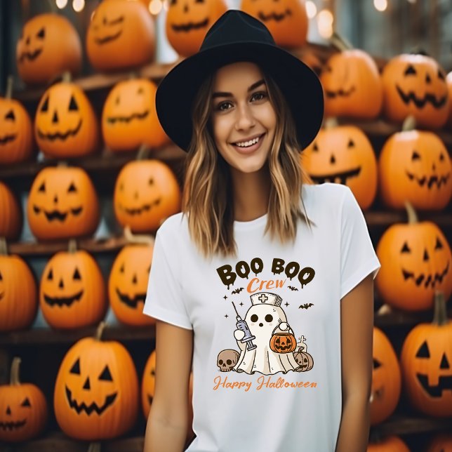 T-shirt Esprit d'équipe éffrayant : Boo Boo Crew Halloween (Créateur téléchargé)