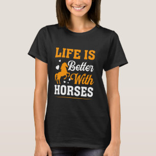 T-shirt Esprit équestre drôle cheval graphique vintage