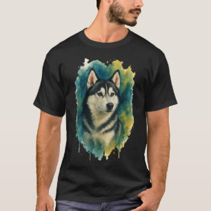 T-shirt Esprit Husky Aquarelle Majesté