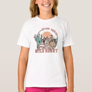 T-shirt Esprit libre, Coeur sauvage