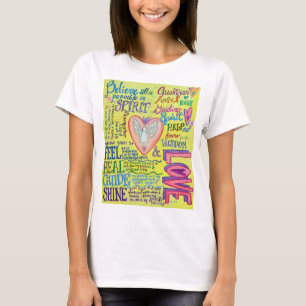 T-shirt Esprit Ligne Prière Inspiration Angel Chemise