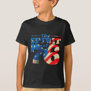 T-shirt Esprit Rétro De 76 4 juillet Chemise