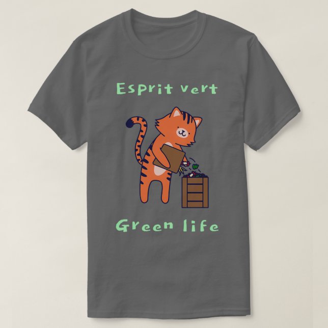 T-shirt Esprit vert Vie verte (Design devant)