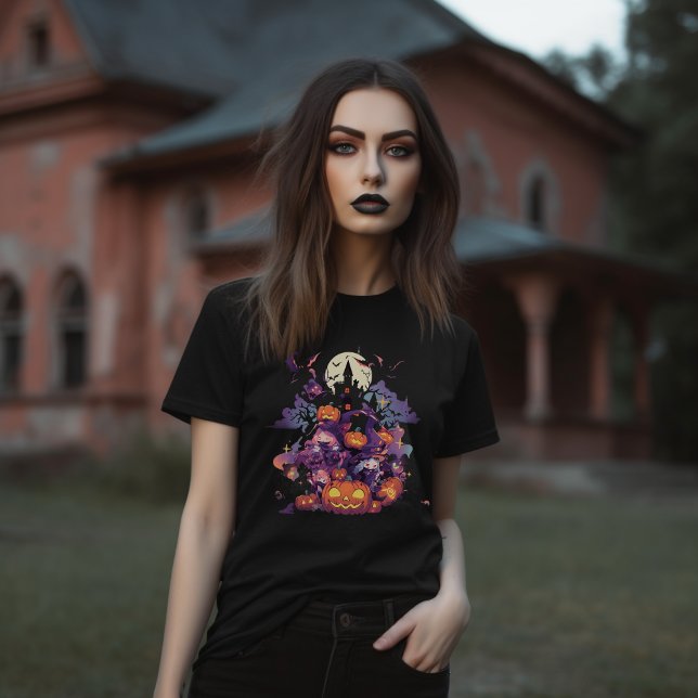 T-shirt "Esprits de la nuit" Anime d'Halloween (Halloween Anime Shirt
)