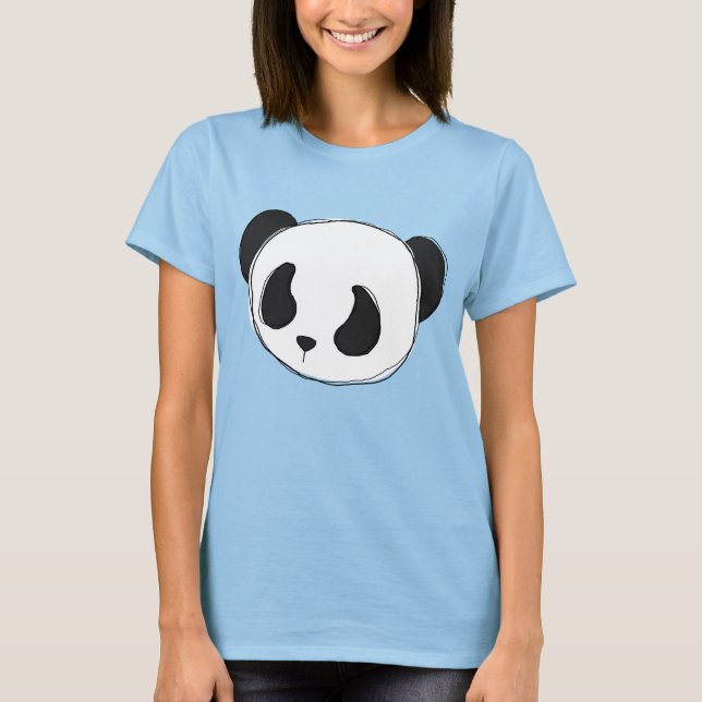 T-shirt esquisse panda (Devant)