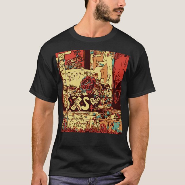 T-shirt Esquisse urbaine (Devant)