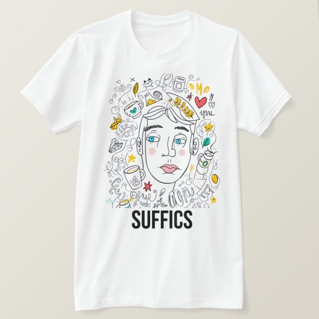T-shirt EsquisseMuse | SUFFICS (Design devant)