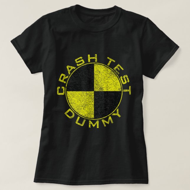 T-SHIRT ESSAI DE CRASH DUMMY COSTUME PRÉTENDRE JE SUIS UN  (Design devant)