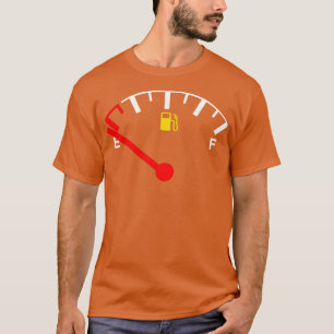T-shirt Essence Carburant Vide Réservoir Drôle Inflation N