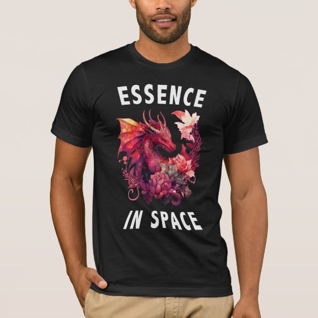 T-shirt Essence dans l'espace - Texte blanc (Devant)