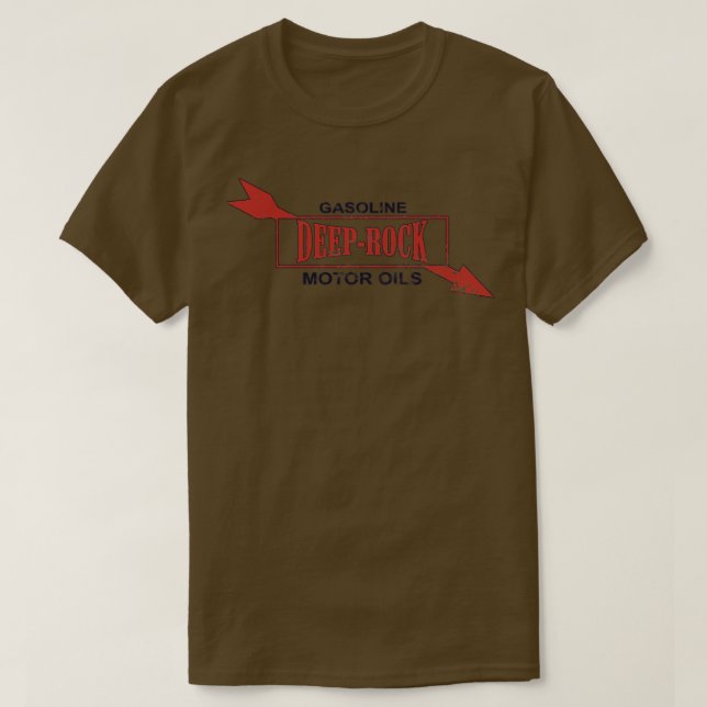 T-shirt Essence de roche profonde - Huile de moteur en dét (Design devant)