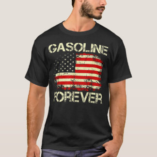T-shirt Essence Forever Usa Drapeau Funky Carburant Gar