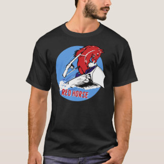 T-shirt essentiel du groupe de Cheval Rouge expédi