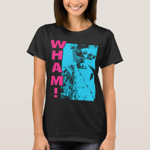 T-shirt essentiel pour duo pop silhouette bleue