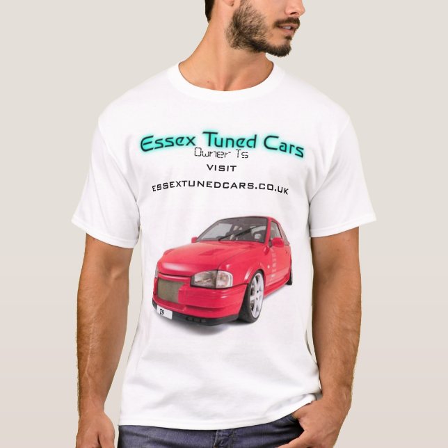 T-shirt Essex a accordé l'édition des voitures P (Devant)