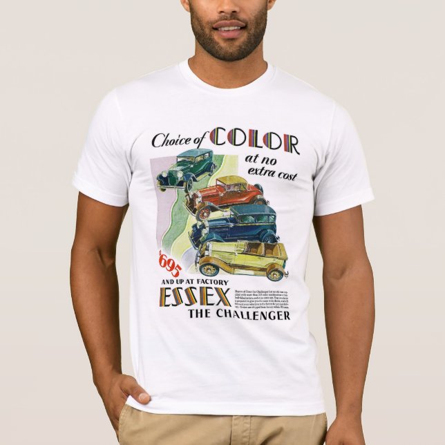 T-shirt Essex Le Challenger Automobile (Devant)