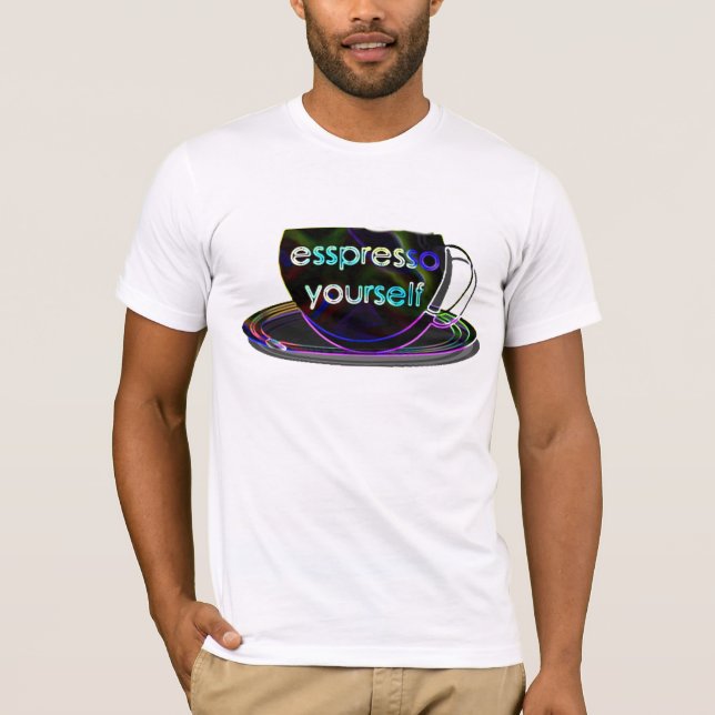 T-shirt esspresso vous-même (Devant)