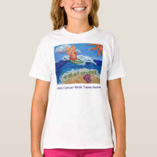 T-shirt Essuyer le cancer Angel équipe chemise - Personnal