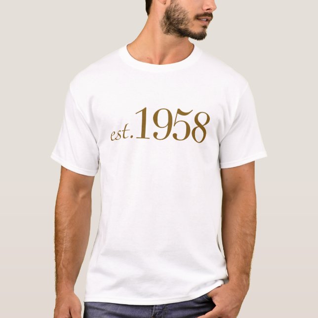 T-shirt Est 1958 (Devant)