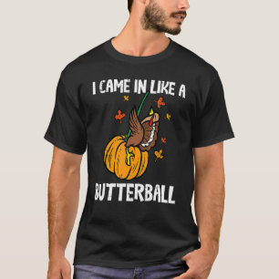 T-shirt Est arrivé comme un Butterball Thanksgiving Homme