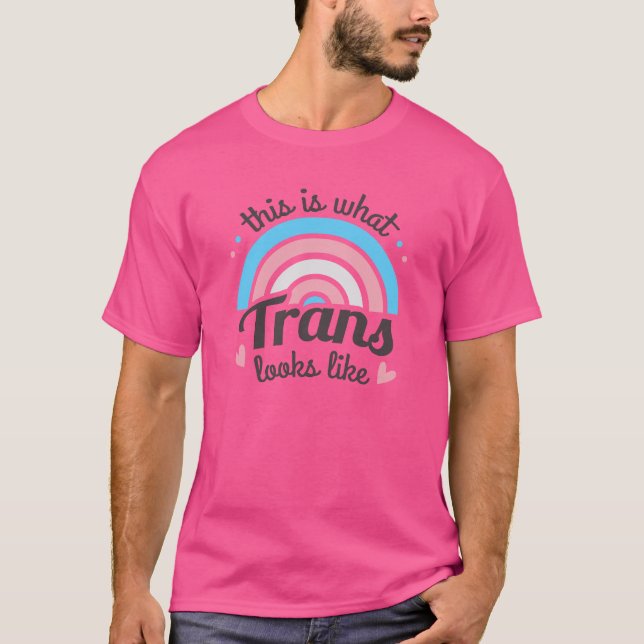 T-shirt Est-ce à quoi ressemble la Trans (Devant)