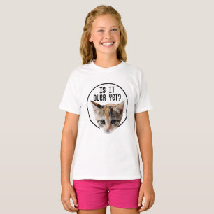 T-shirt EST-CE FINI!? Tête de chaton Coronavirus