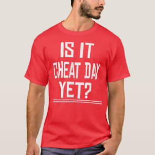 T-shirt Est-Ce Jour De Triche Pourtant Fitness Gym Funny S