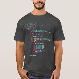 T-shirt Est-Ce La Couleur De Programmation De Codage De La