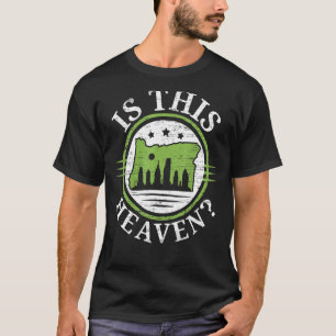 T-shirt Est-ce le paradis Oregon USA State America Travel