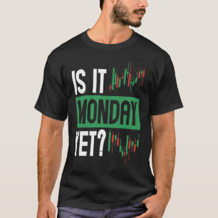 T-shirt Est-ce lundi mais arrière-plan Forex