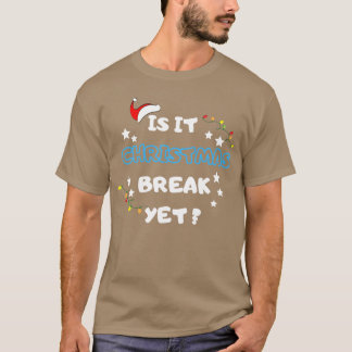 T-shirt Est-ce Noël Pause Pourtant Noël Cadeaux de Noël fa