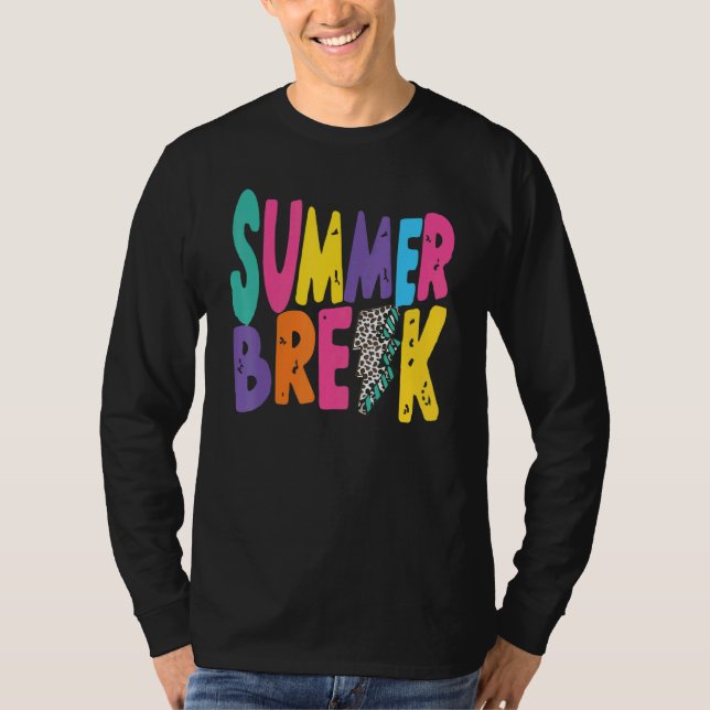 T-shirt Est-Ce Pause Été Mais Dernière Journée De Professe (Devant)