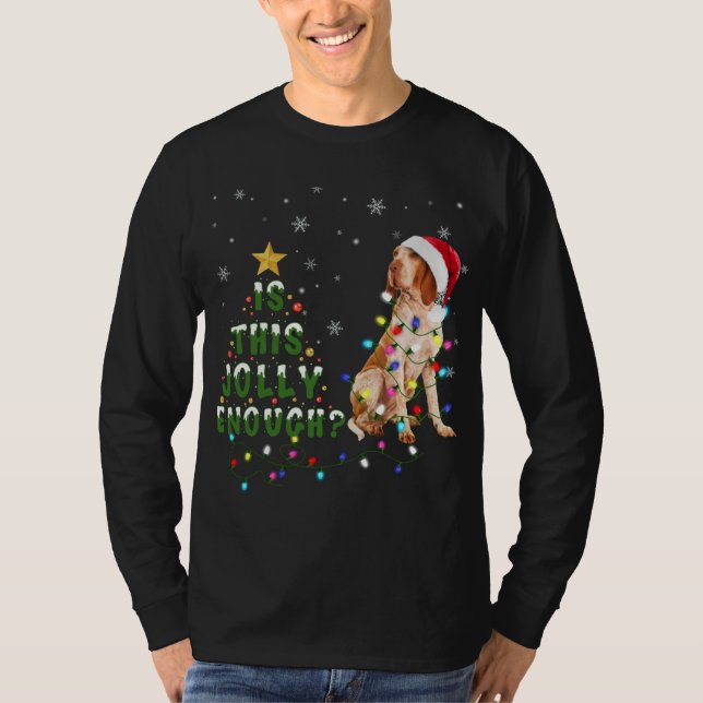 T-shirt Est-Ce Que C'Est Assez Joli Père Noël Bracco Itali (Devant)