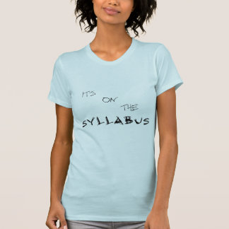 T-shirt est-ce que j'étais supposé savoir cela… ?