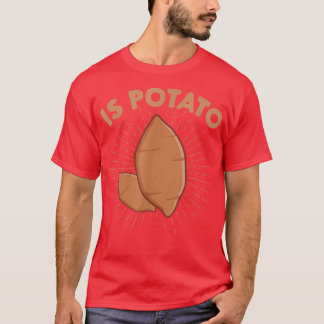 T-shirt Est-Ce Que La Pomme De Terre Comme Vu À La Télévis