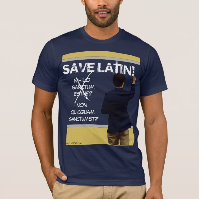 T-shirt Est-ce que rien n'est sacré ? (Devant)