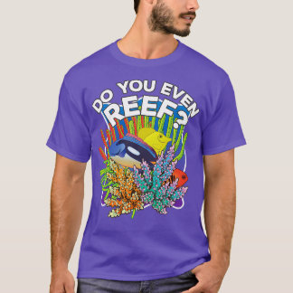 T-shirt Est-Ce Que Vous Même Reef Funny Aquarium Chemise e