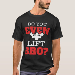 T-shirt Est-Ce Que Vous Soulevez Même Brun